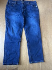 Gap Women's Girlfriend Straight Jeans Blue Medium Wash Denim