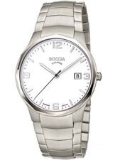 Boccia 3656-01 Men's Watch Titanium Mens Watch 39mm 5ATM