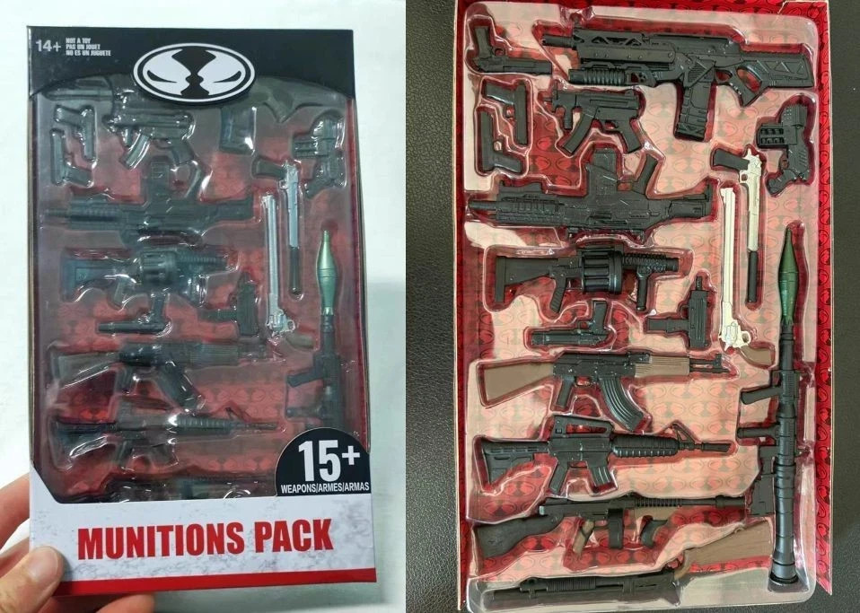 McFarlane Toys MUNITIONS PACK Weapons Guns For 7