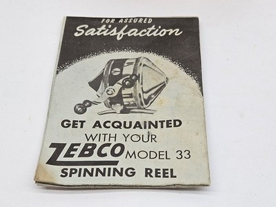 vintage an・an no.33 Vintage Zebco Spinning Fishing Reel Model 33 w/ Original Box | eBay