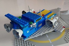 vintage LEGO Classic Space 497 / 928 Galaxy Explorer, incomplete, RARE