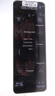 Whirlpool User Interface Panel W11330486