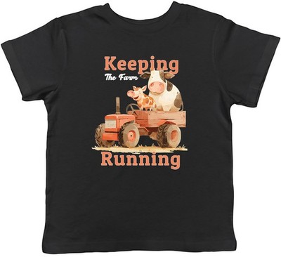 Keeping the Farm Running Farming Animals Kinder T-Shirt Jungen Mädchen Geschenk