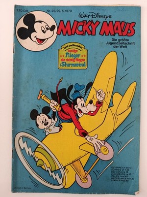Mickey Mouse No. 22 05/29/1979 Ehapa Disney Donald Duck Advertising LEGO Haribo Goofy