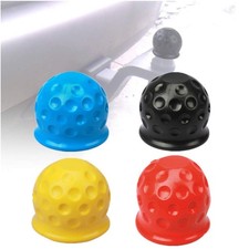 4PCS Trailer Hitch Ball Cover, 2" Rubber Tow Ball Cap Protector for Trailer B...
