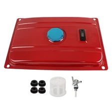 3.9 Gallon Universal Fuel Tank Generator Petcock Filter Gauge Cap Secondary