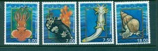 Faroe Is. - Sc# 409-12. 2002 Mollusks. MNMH $9.55.