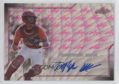 2017 Leaf Perfect Game National Showcase Metal 1/7 Christopher Willis Auto 0jd0