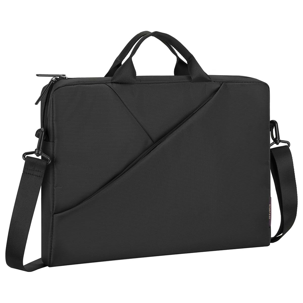 Sacoche Rivacase 15.6" Tivoli élégante en textile premium et finitions soignées