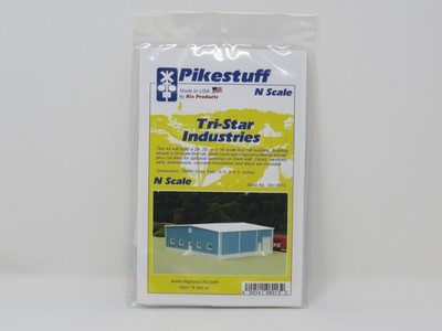 Pikestuff N Scale 541-8013 Tri-Star Industries Kit Warehouse Factory Building