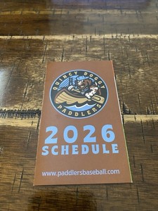 Quincy Doggy Paddlers 2026 Prospect Summer Collegiate League Pocket Schedule 