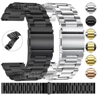 Edelstahl Metall Armband Ersatz Für Amazfit GTR 4 3 Pro 2e 47mm GTS 4 Mini Bip 6