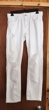 Anthropologie Pilcro and the Letterpress White Mid Rise Skinny Jeans Size 26