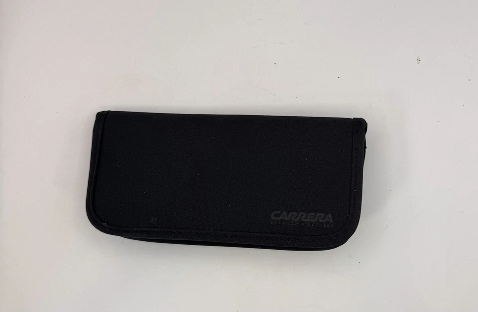 CARRERA GAFAS DE SOL PARA HOMBRE SOLO ESTUCHE NEGRO ROJO Y BLANCO RIBETE NUEVO SIN ETIQUETAS Foto 2 de 4