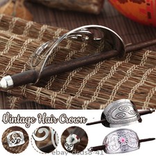 Chinese Vintage Hair Crown Men Women Hanfu Headdress Topknot Hair Accessory