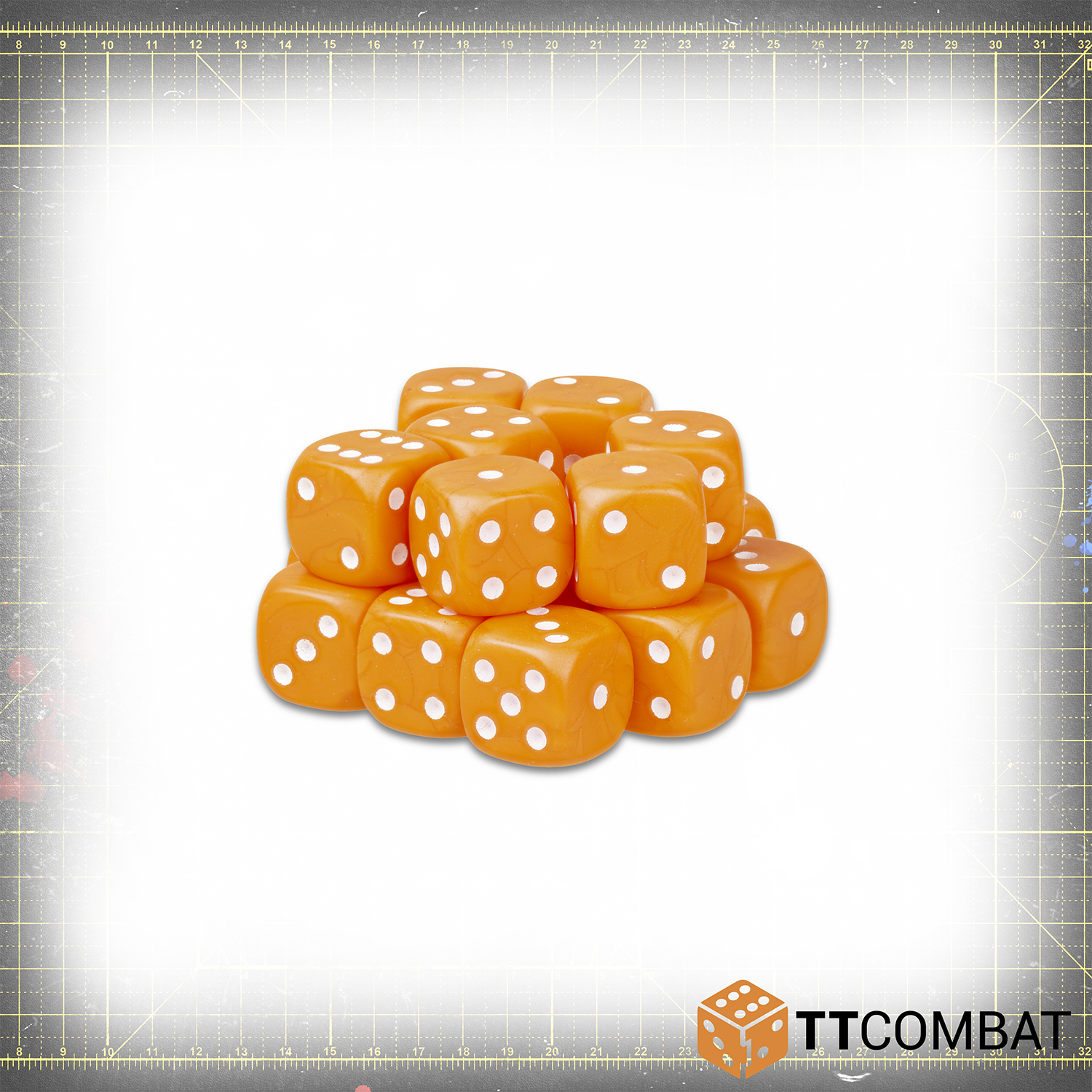 TTCombat BNIB Orange D6 Dice (20)