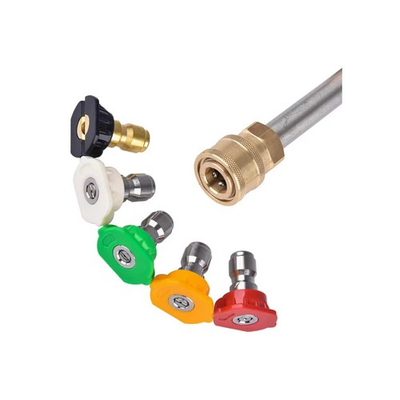 #ad 5 Pack Pressure Washer Nozzle Tips Multiple Degrees 1 4 INCH 2.5 GPM Powe... $13.23