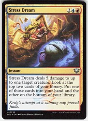 Stress Dream 235/444 Uncommon Secrets of Strixhaven Magic: The Gathering