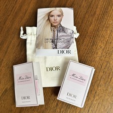 Dior Fragrance Sample Lot and pouch authentic