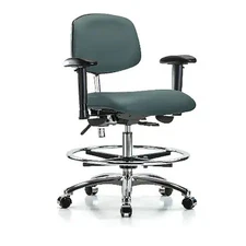Zoro Select Br-Ncr-Vmbch-Cr-T1-A1-Cf-Cc-8546 Clean Room Chair Ergonomic Chair,