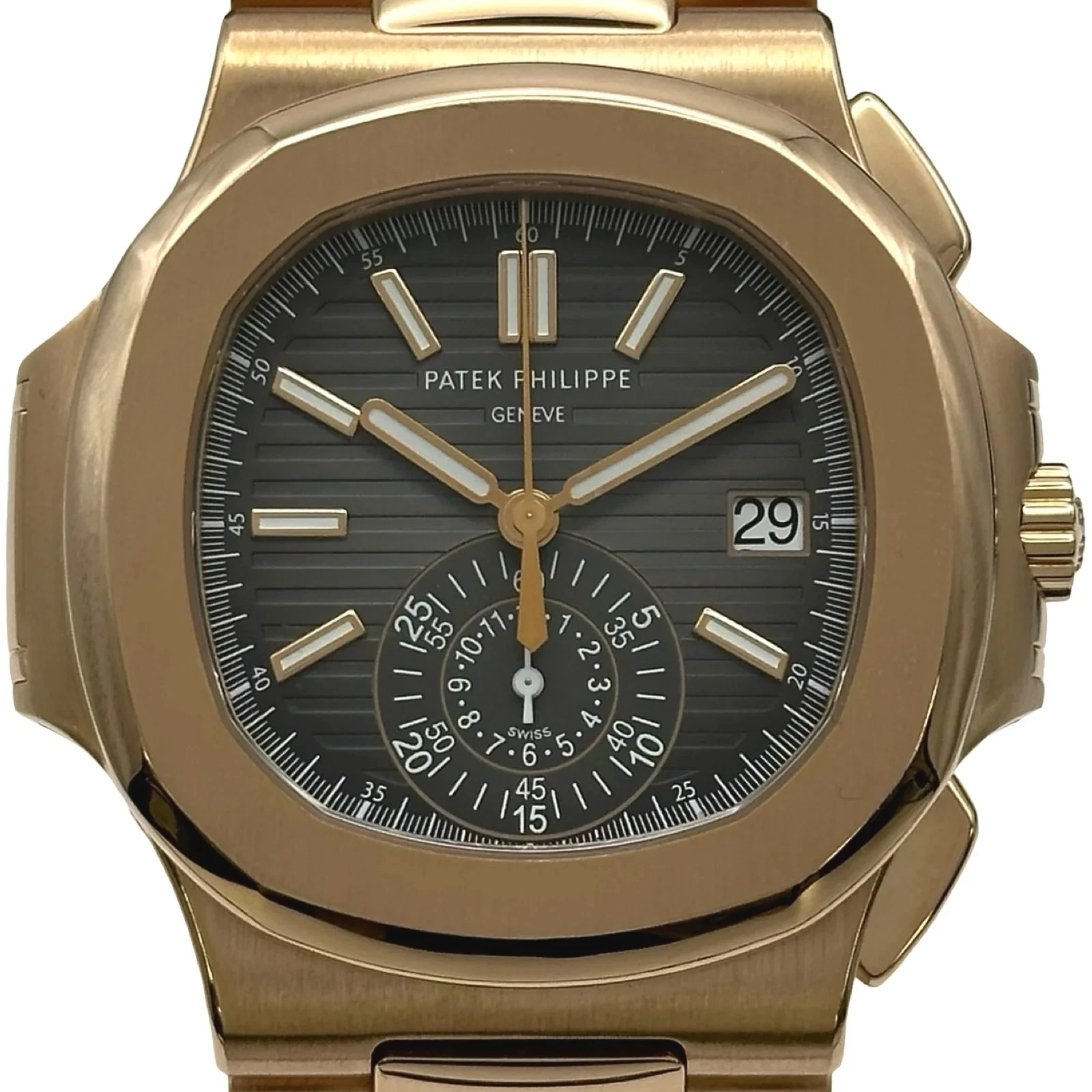 Patek Philippe — PATEK PHILIPPE 5980/1R-001 40mm PG Black Dial Automatic Watch 2016 #OKW292