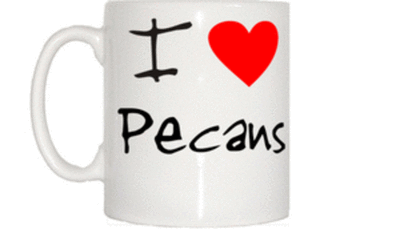 I Love Herz Pekannüsse Tasse