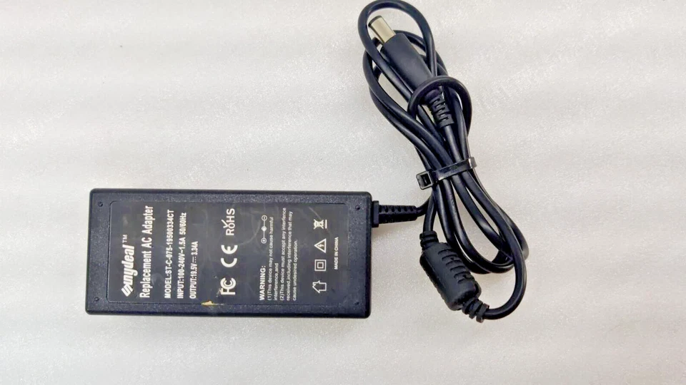 Genuine Sunydeal 19.5V 3.34A 65w Replacement AC Adapter DRAGON PIN With UK Plug - Image 2 of 4
