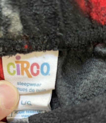 Circo Youth Boys Football Fleece Pajama Pants Black L - Picture 2 of 3