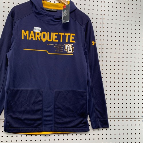 NEW Marquette University Under Armour Hoodie Sweatshirt Men Small COLD 19.5x27.5 - Picture 7 of 23