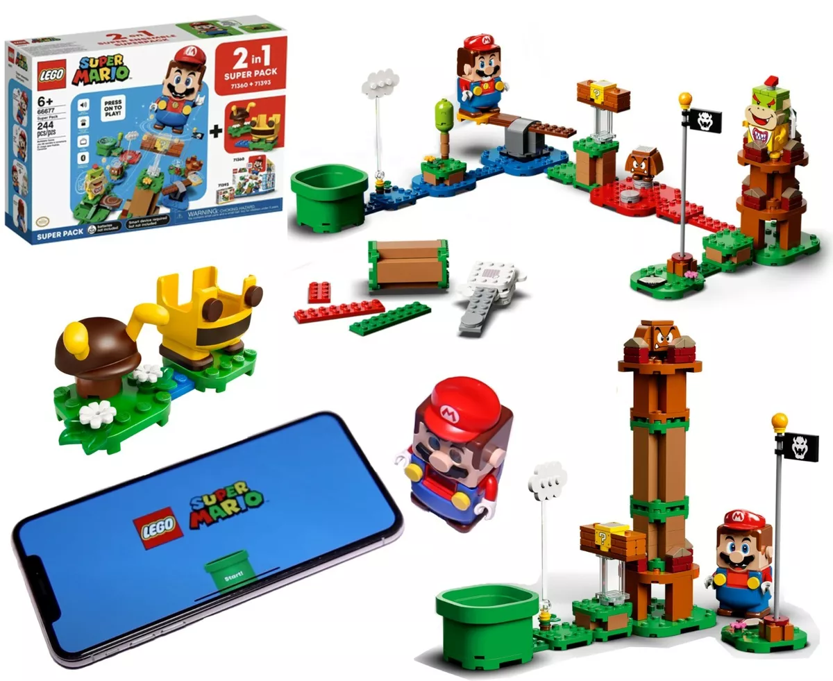  LEGO 71360 Super Mario Adventures Starter Course Toy  Interactive Figure & Buildable Game : Toys & Games