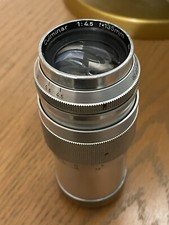 Vintage Steinheil Munchen f/135mm 1:4.5 Culminar VL Lens With Case