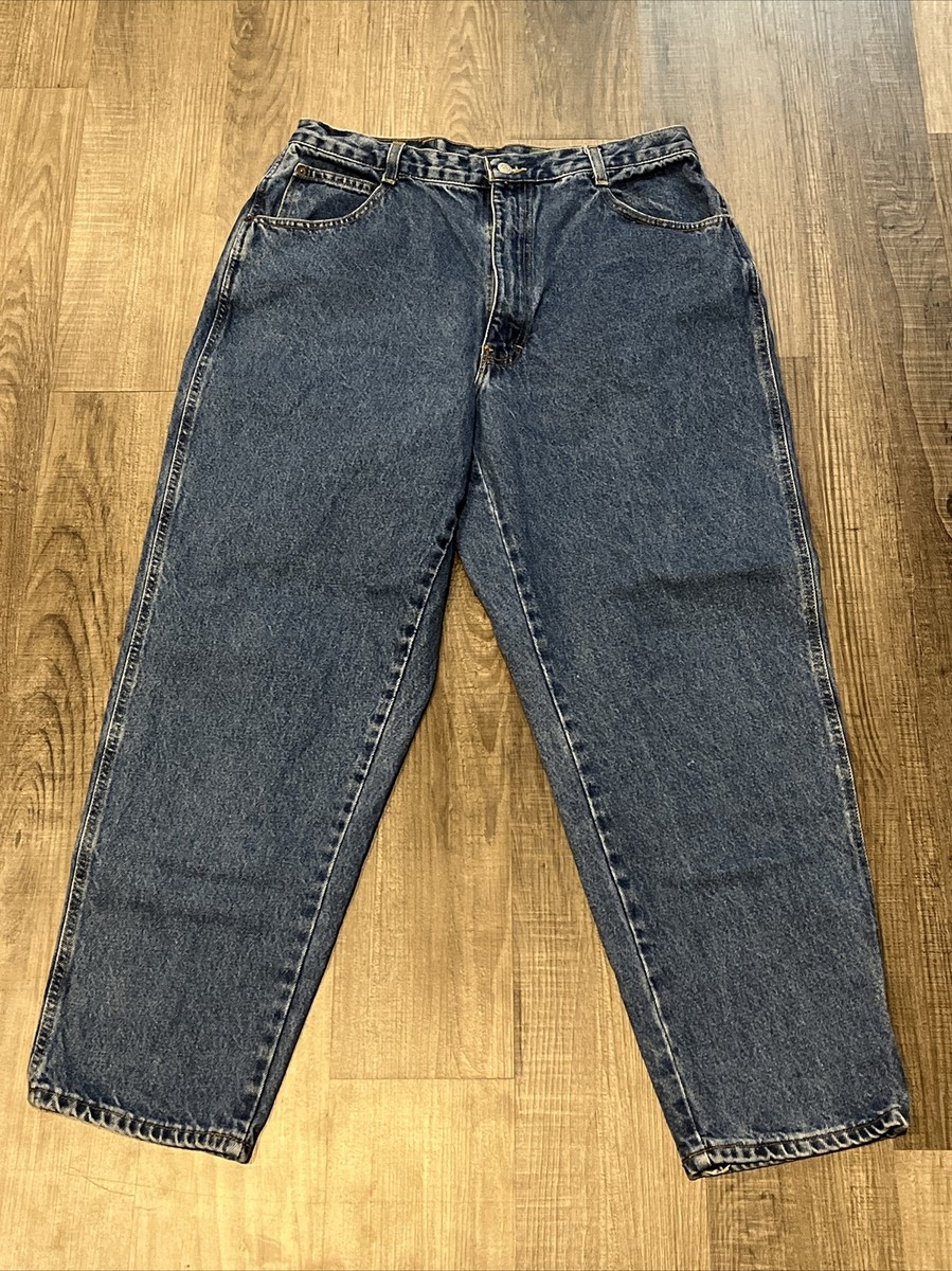パンツ GANION MADE original denim M size Vintage Genes 1891 Jeans Mens 36x32 Aprx 36x30 Blue Denim