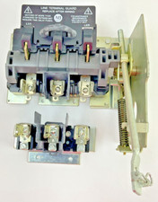 ALLEN BRADLEY 1494V-DS30 SER D DISCONNECT SWITCH 1494V-FS30 LONG HANDLE 12"