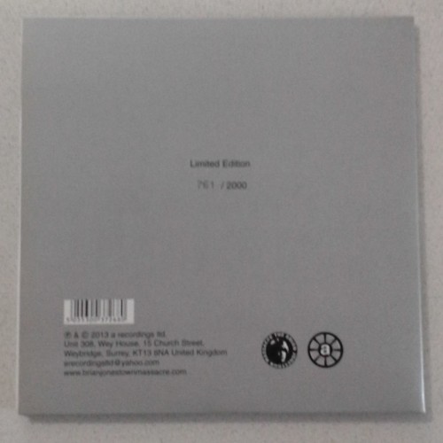 THE BRIAN JONESTOWN MASSACRE REVOLUTION NUMBER ZERO 2013 UK 7 PICTURE SLEEVE - Picture 3 of 3