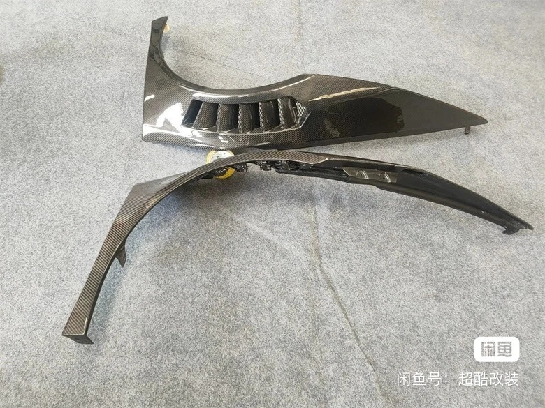 Para-choque lateral dianteiro de fibra de carbono para Lamborghini Huracan LP580 LP610 - Imagem 4 de 4