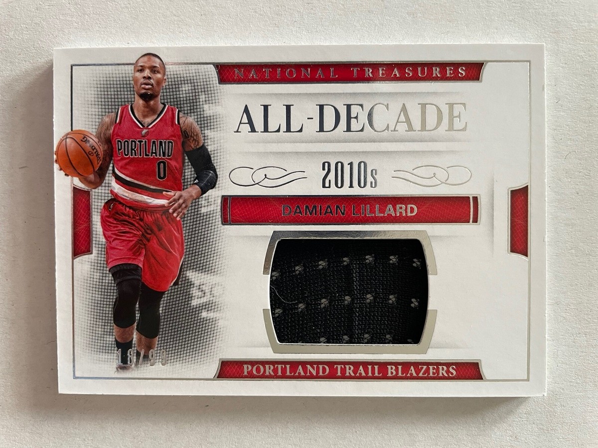 Damian Lillard 2016-17 National Treasures “All-Decade” Game Used