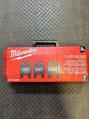 #ad Milwaukee Tool 49 16 2496 1 2quot; 1quot; Ips P Press Jaw Kit For M12 Force Logic $694.99