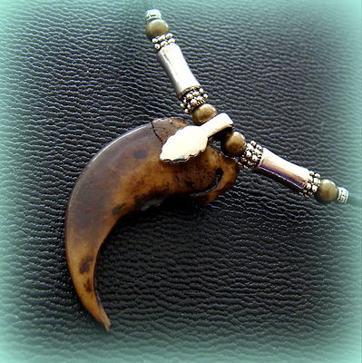 Unique BEAR CLAW replica Jewelry NECKLACE Pendant Wild