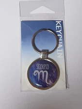 Scorpio Zodiac Dome Keyring
