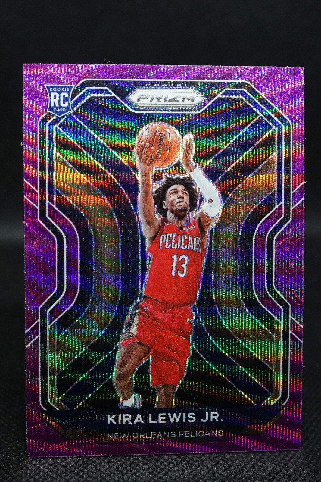 Kira Lewis Jr. 2020-21 NBA Panini Prizm Purple Wave ROOKIE RC #272 + TOP LOADER