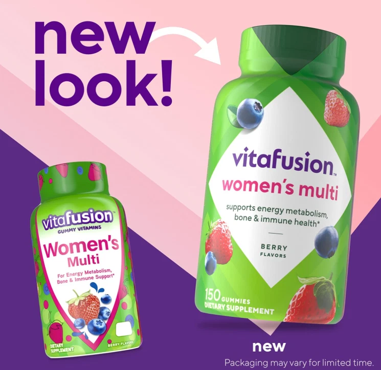 Vitafusion Womens Multivitamin Gummies, Berry Flavored Daily Vitamins for...  - Image 2 of 4