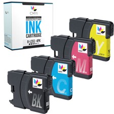 Black Color Ink Lot fits Brother LC61 Cartridges