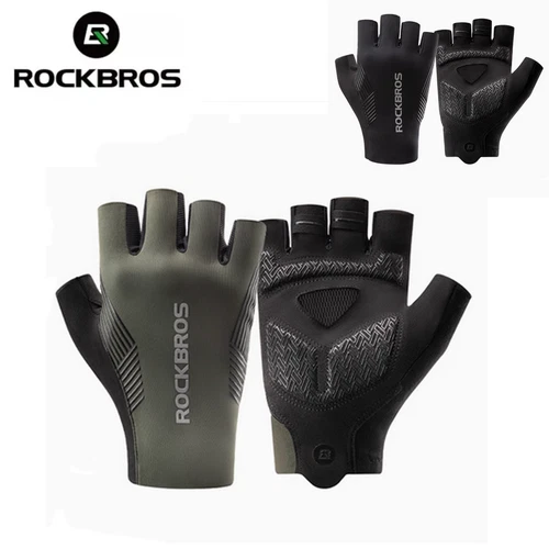 ROCKBROS Kurze Fahrradhandschuhe Halbfinger Handschuhe 1Paars Herren/Damen S-2XL