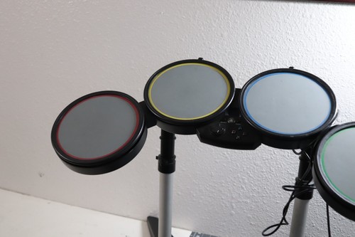 Rock Band Wired USB Drum Set Model #822148 Playstation No Foot Pedal/Sticks - Picture 5 of 9