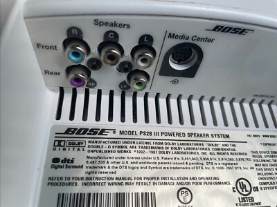 Bose PS 28 Series III Powered Subwoofer Lifestyle 28 38 48