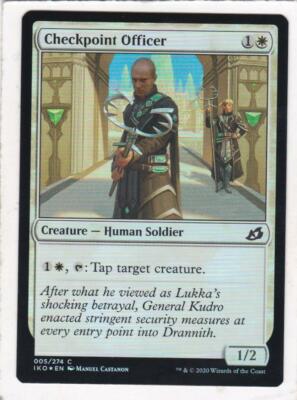 MTG: Ikoria: Lair of Behemoths: Foil: Checkpoint Officer