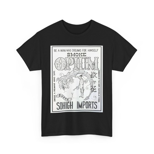 “SoHigh Imports” Vintage Opium Ad T-Shirt: "Be a Man Who Dreams for Himself" - Picture 2 of 85
