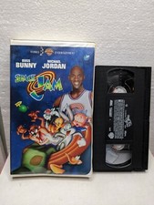 Space Jam VHS, 1997, Clam Shell Michael Jordan, Bugs Bunny Tested Free Shipping