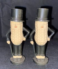 Mr. Peanut Salt & Pepper Shakers 4โ Advertising Salt Pepper Shakers Made In USA