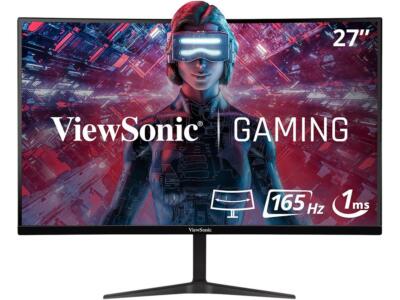 ViewSonic VX2718-2KPC-MHD 27 Inch WQHD 1440p 165Hz 1ms Curved